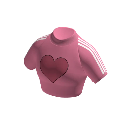 adidas Pink Baby Tee with Hearts