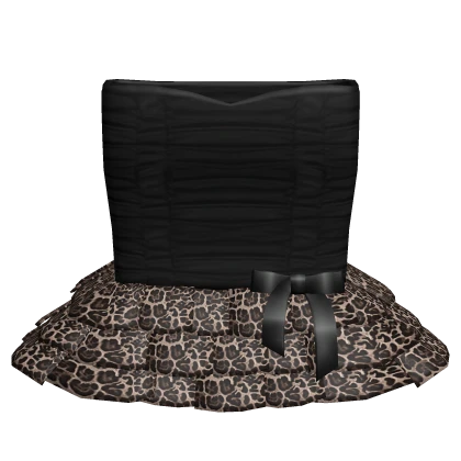 cute gyaru summer leopard print dress 3.0