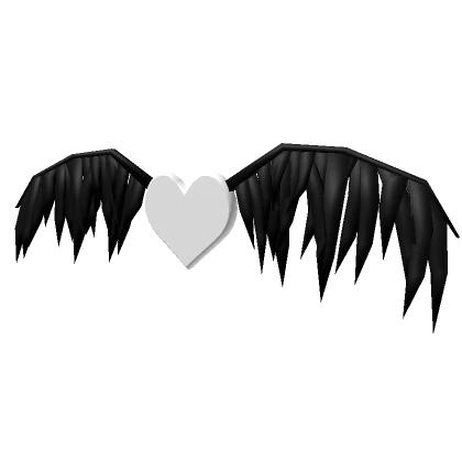 Black-Winged White Heart