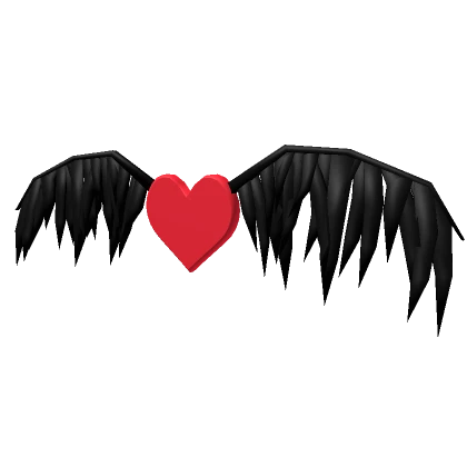 Black-Winged Red Heart