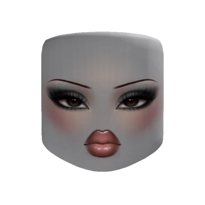 2000's Diva Makeup Face (Customizable Skin)