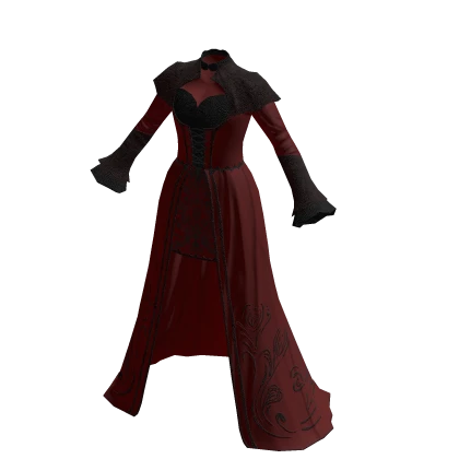 Red Dark queen dress