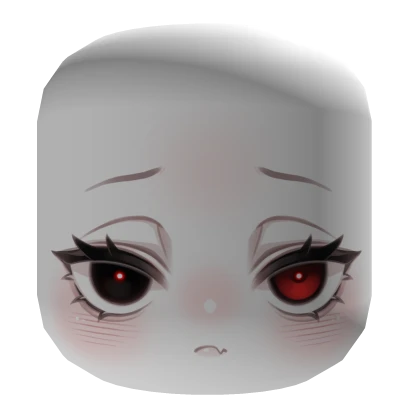 💗 Gothic Red Black Eye Sweetie Face