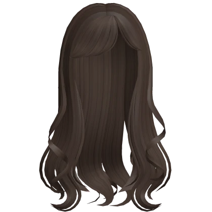 ♡ Brown Soft Long Layered Hair W Curls