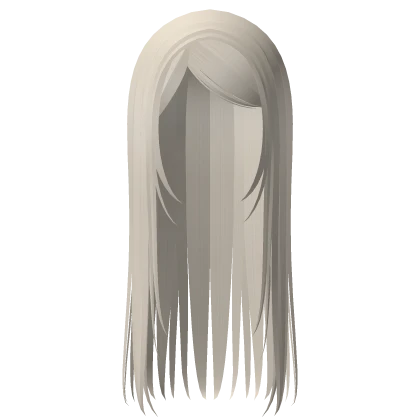 long straight emo y2k hair platinum blonde 2