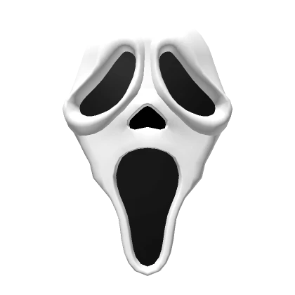 Screaming Ghost Face Mask