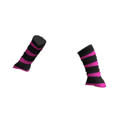 Pink & Black Arm Warmers