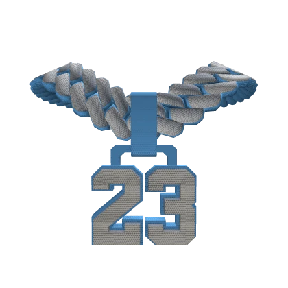 NBA 2.0 Light Blue Iced Chain 23 Michael Jordan