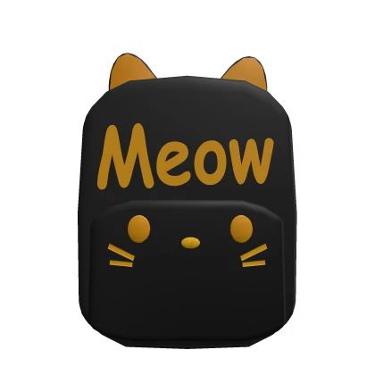 Black Meow Bag