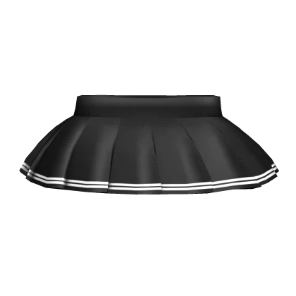 Black Pleated School Skirt 3.0