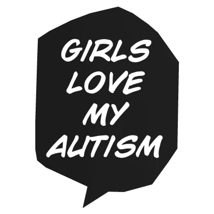 I'm autistic Text