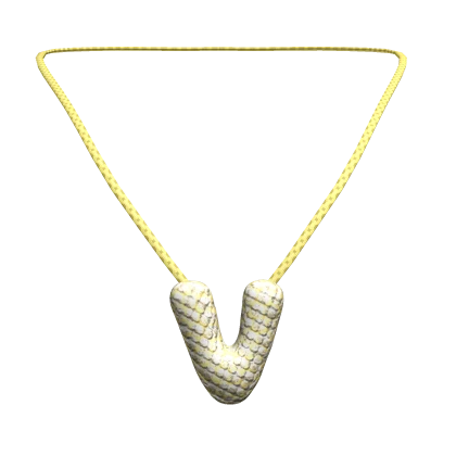 Preppy Bubble Initial Necklace V 3.0 Gold