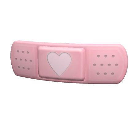 Pink Heart Bandage