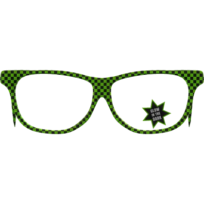 Glow in the DARK! Scene Glasses (Green)