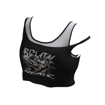 Y2K Spike Riot-top[fendudu]