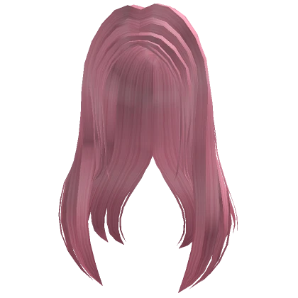 Dreamy Long Straight Hair - Pink