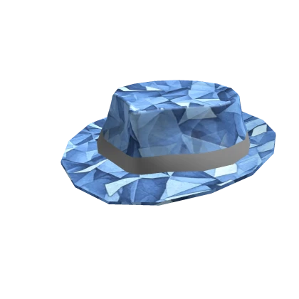 Light Blue Sparkle Time Fedora