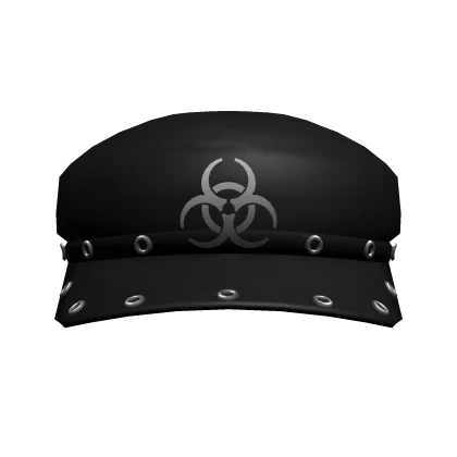 biohazard hat / black
