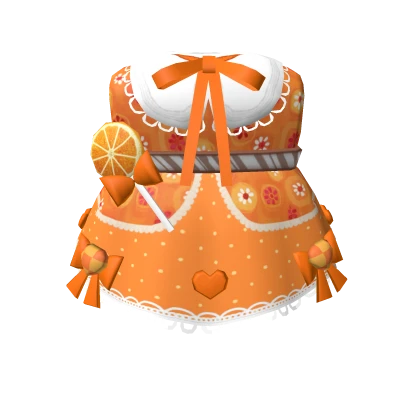 💖3.0 Delicious Orange Candy Dress