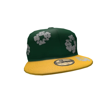 green/yellow Denim Tears New Era