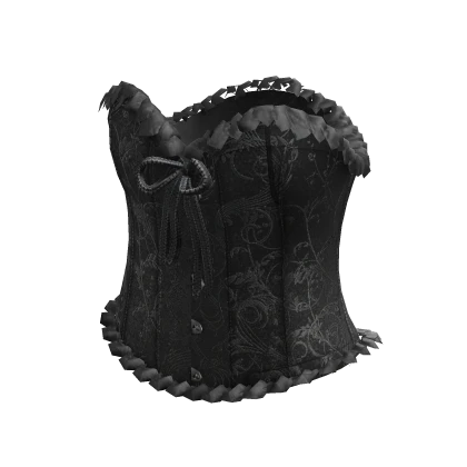 Corset Black & Silver v2