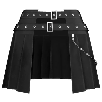 Pleated Black Waist Coat [1.0 Girl Torso]