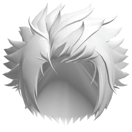 Sae Itoshi White Messy Spikey Anime Hair