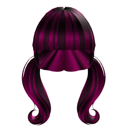 Monster Draculaura's Hair - Black and Pink