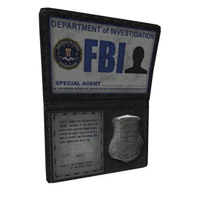 FBI identification badge (prop)