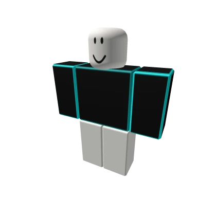 Blue Void Shirt - Cartoony Outline Shirt