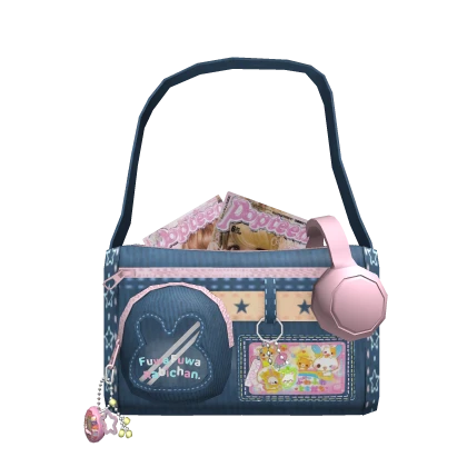 Harajuku retro y2k denim school bag 3.0