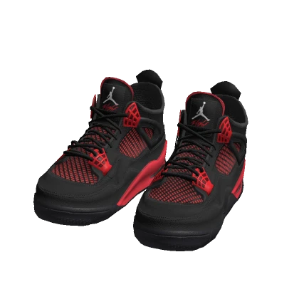 Air Jrn 4s V2 (Red Thunder)