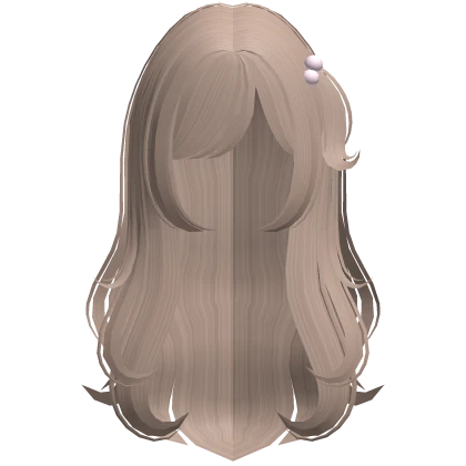 ♡ : kawaii light brown princess hair w/ side pony