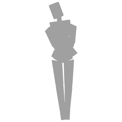 Cute Balancing On Leg Kawaii Shy Idle Pose