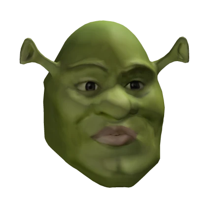 Mewing Shrek Head
