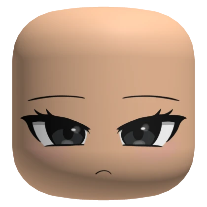 Cute Boring Anime Girl Face - Light (Re)