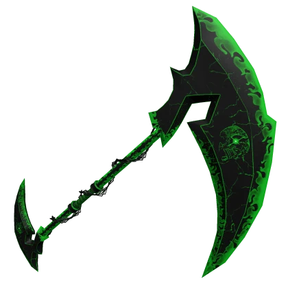 Emerald Wraithflame Scythe