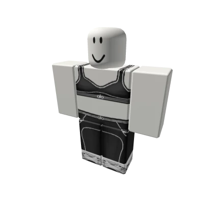 alo yoga set in black