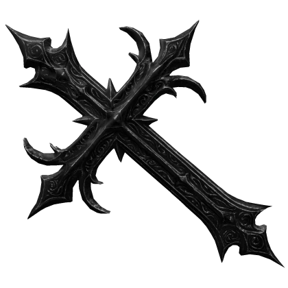 Black Gothic Emo Cross