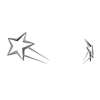 Y2K Iconic Star Pin Clips  | Silver
