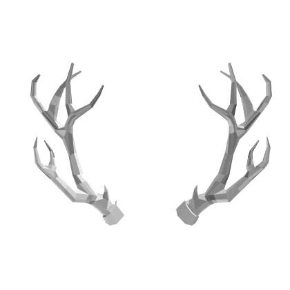 White Sparkle Time Antlers