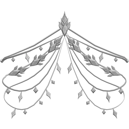 Crystal Whisper Chain - white/silver