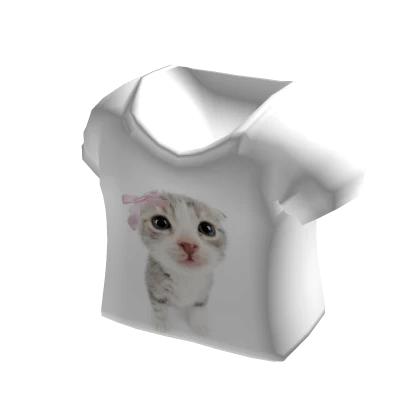 ♡ silly baby cat tshirt