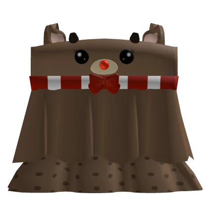 kawaii rudolph reindeer front dress
