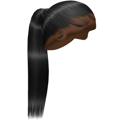 Slicked Back Ponytail [Black]