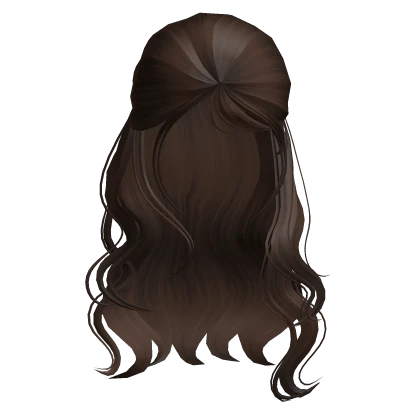 Cute Kpop Girl Soft Side Part Hair Dark Brown