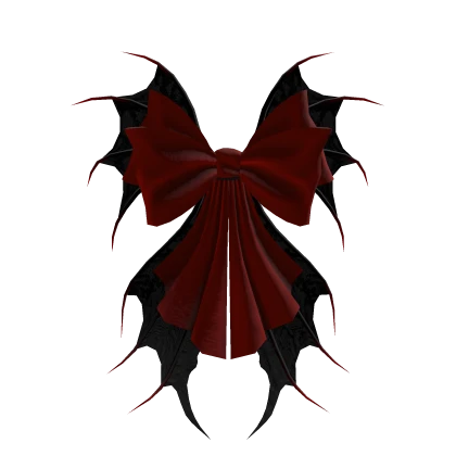 Vampire Bat Bow - Red