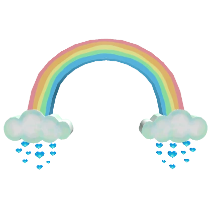 Rainbow Heart Rain