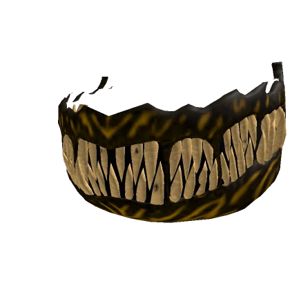 Yellow Damascus Oni Mouth Mask