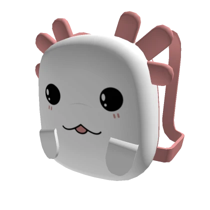 Cute Axolotl Backpack Plushy (3.0)